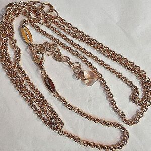 #Sabika Spring 2017. 33" Long Gold Ring Chain Necklace #NWOT